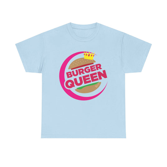 Burger Queen Fast Food Chain Vintage Logo Restaurant T-Shirt