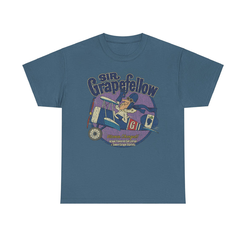 Load image into Gallery viewer, Sir Grapefellow Grape Flavored Oat Cereal Nostalgic T-shirt
