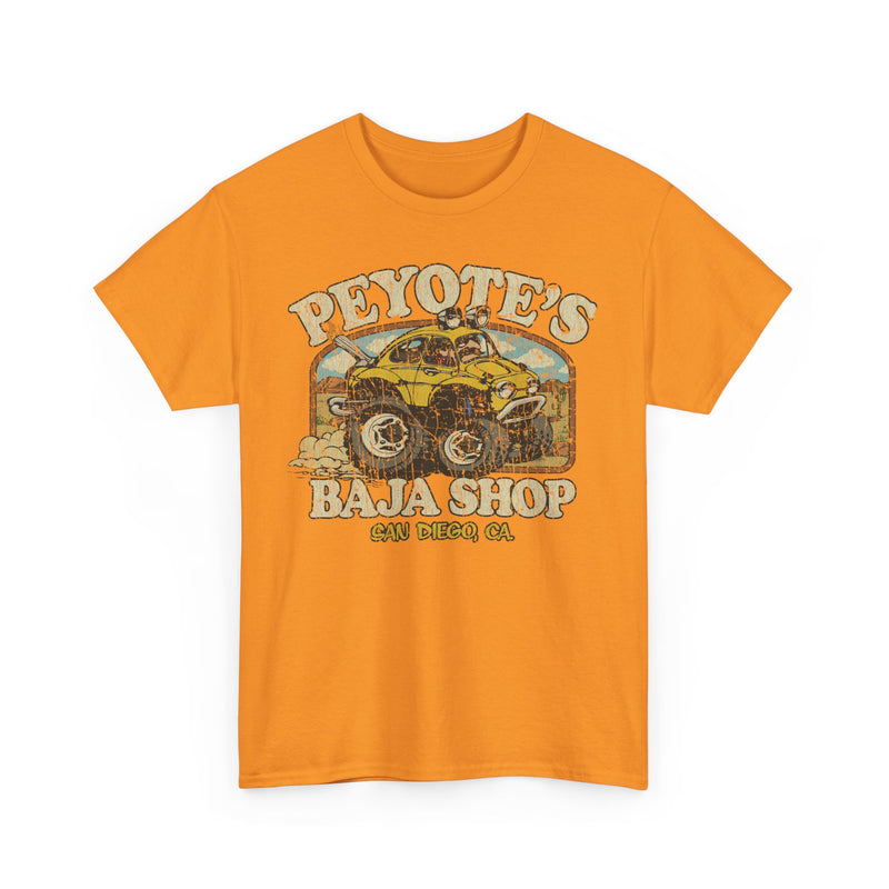 Load image into Gallery viewer, Peyotes Baja Shop San Diego California Car T-shirt
