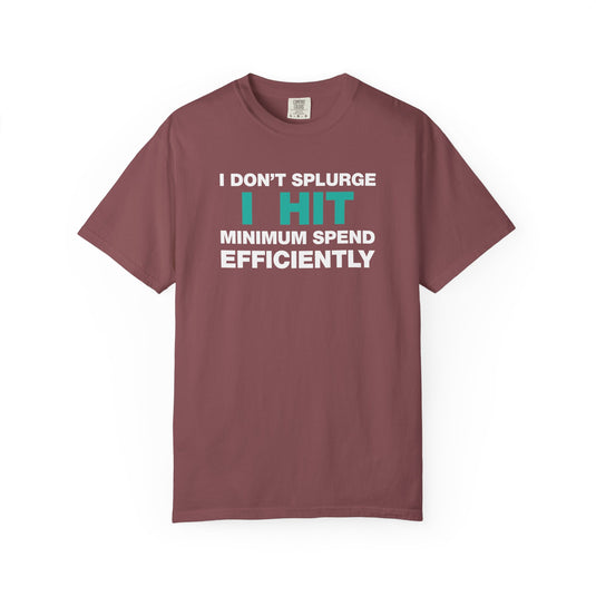 Minimum Spend Credit Card Bonus Point Miles Travel Teal T-shirt