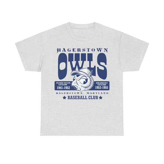 Hagerstown Owls Maryland Baseball T-shirt