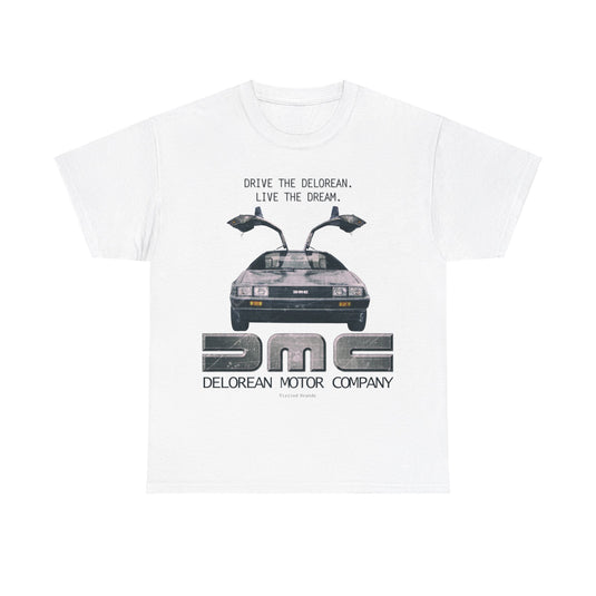 Delorean Motor Company Nostalgic Retro Logo Car T-shirt