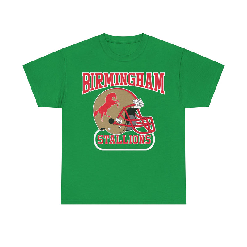 Load image into Gallery viewer, Birmingham Stallions Alabama Football Team Helmet T-shirt
