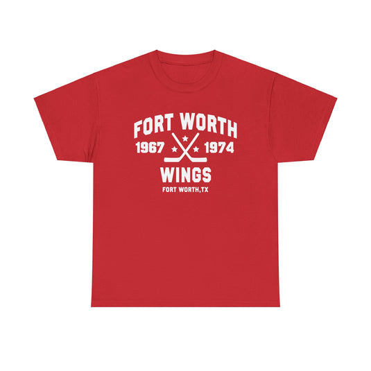 Fort Worth Wings Texas Central Hockey League 1967-1974 T-shirt