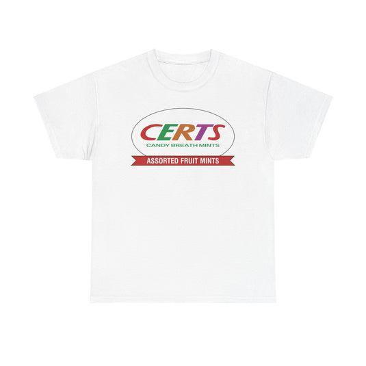 Certs Candy Breath Mints Assorted Fruit Brand T-Shirt