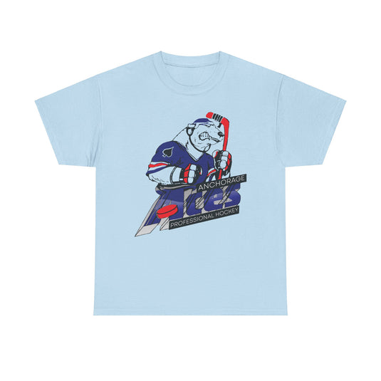 Anchorage Aces Mascot Logo Hockey Team Logo T-shirt