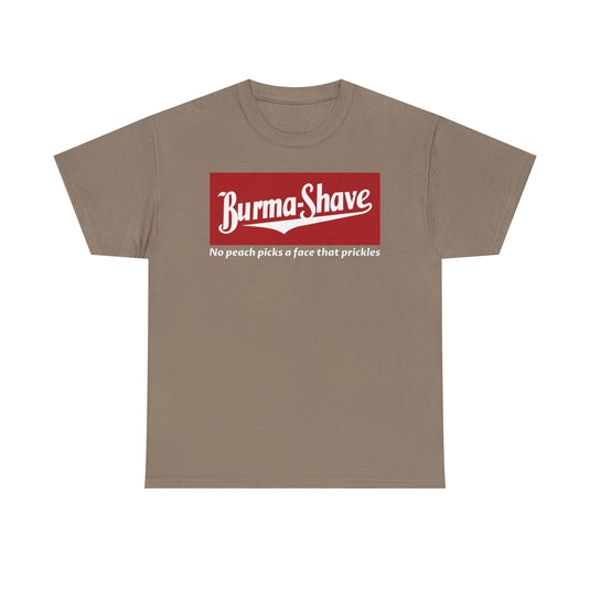 Burma-Shave Classic Red Logo Vintage Shaving Company Brand T-Shirt