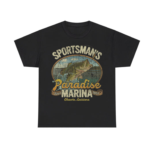 Sportsmans Paradise Louisiana Marina Store T-shirt