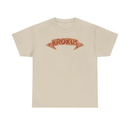 Krokus Swiss Heavy Metal Rock Band Logo T-shirt