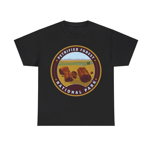 Petrified Forest National Park Arizona Round Logo T-shirt