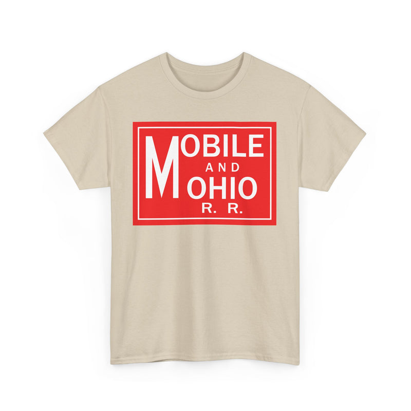 Load image into Gallery viewer, Mobile Ohio Railroad Vintage Train Railway Logo T-Shirt
