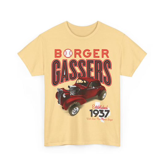 Borger Gassers Est 1937 Texas Baseball T-shirt