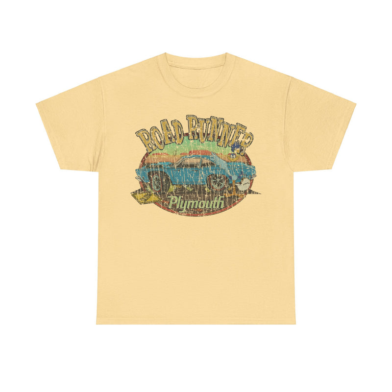 Load image into Gallery viewer, Plymouth Road Runner 1968 Car Distressed Print T-shirt
