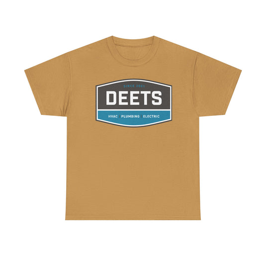 Deets Mechanical T-Shirt - HVAC Plumbing Electric Industry Logo Tee