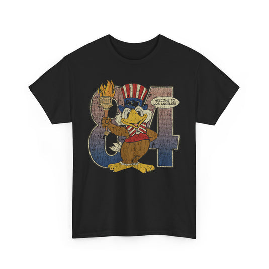 Sam The Eagle 1984 Summer Olympics Mascot California T-shirt