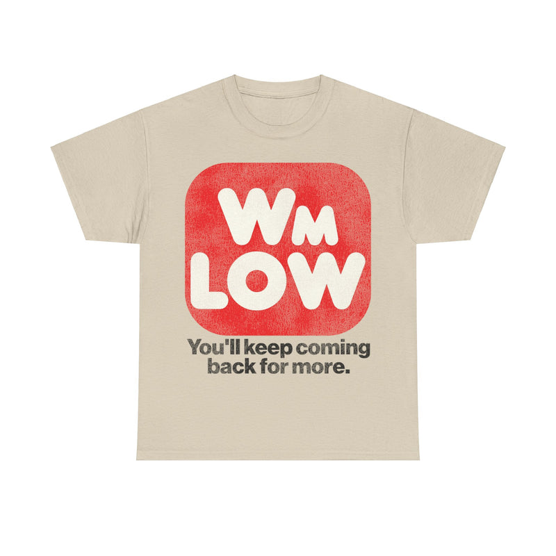 Load image into Gallery viewer, Wm Low Supermarket Grocery Store Retro Nostalgic T-shirt
