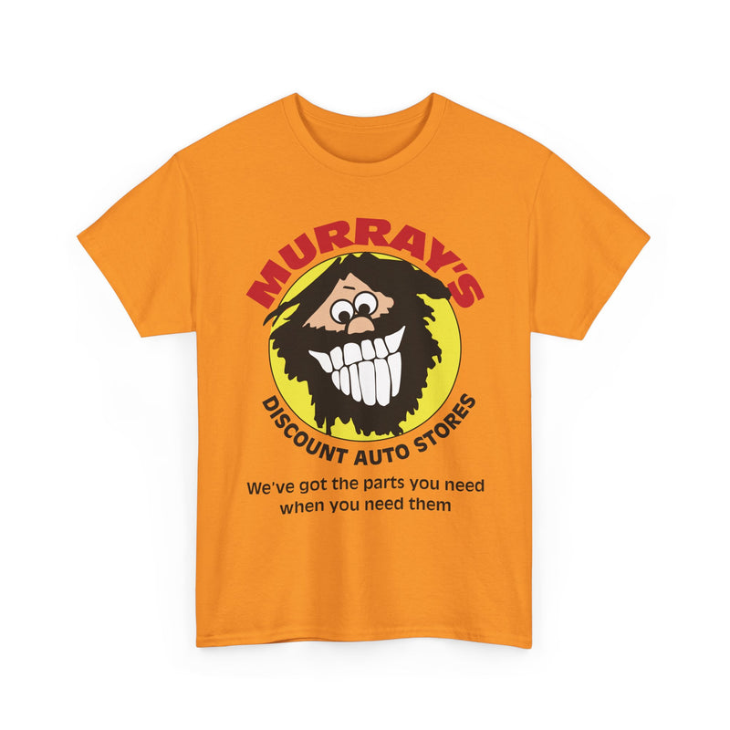 Load image into Gallery viewer, Murray's Discount Auto Stores Bearded Mascot We've Got The Parts T-shirt
