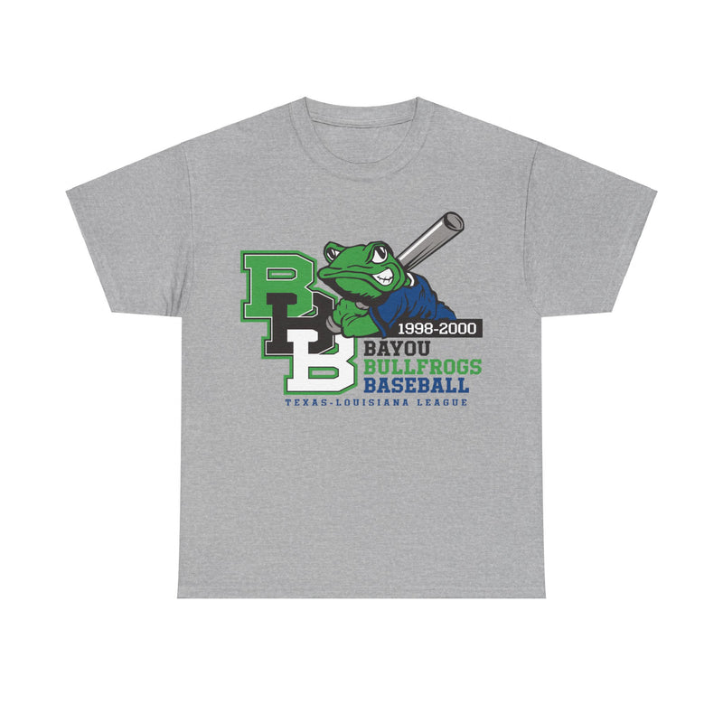 Load image into Gallery viewer, Bayou Bullfrogs Est 1998 Louisiana Baseball Team T-shirt
