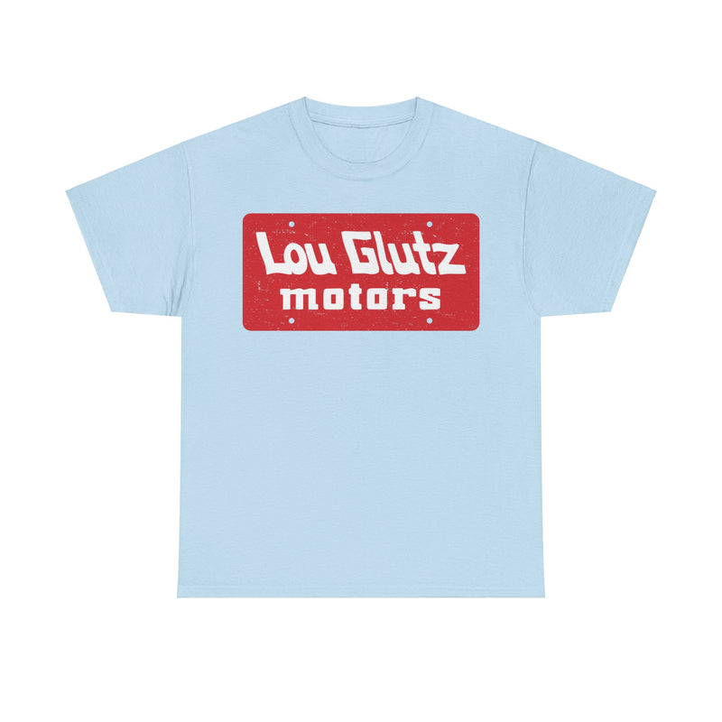 Load image into Gallery viewer, Lou Glutz Motors Car Dealership Nostalgic T-shirt
