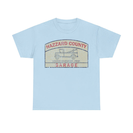 Hazzard County Garage Dukes Hazzard TV Show T-shirt