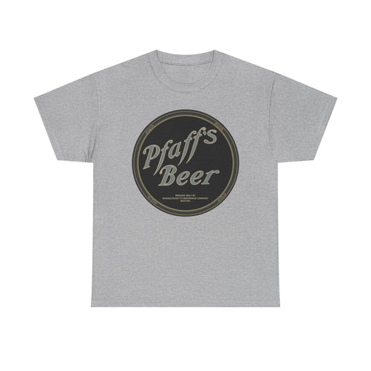 Pfaff's Beer Boston Massachusetts Brewery Company Logo T-Shirt