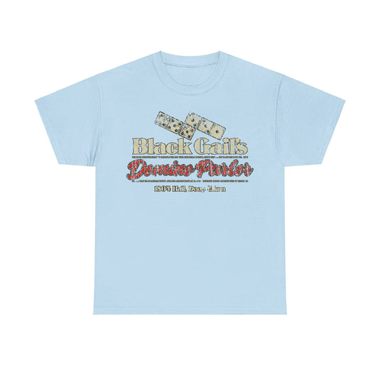 Black Gails Domino Parlor Deep Ellum Texas T-shirt