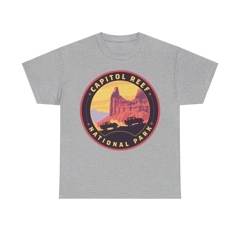 Load image into Gallery viewer, Capitol Reef National Park Utah Round Logo T-shirt
