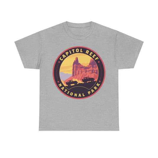 Capitol Reef National Park Utah Round Logo T-shirt