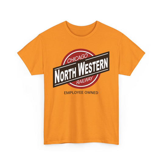 Chicago NorthWestern Employee Owned Railway Railroad Illinois Logo T-Shirt