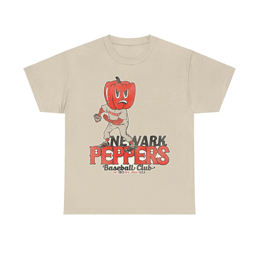 Newark Peppers Nostalgic Retro Baseball Team T-shirt