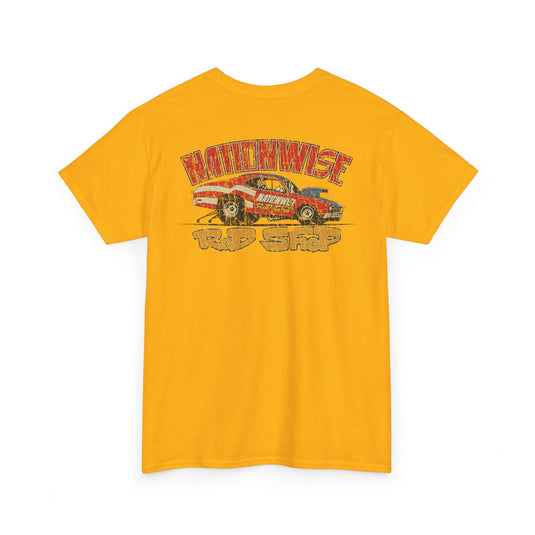 Nationwise Rod Shop 1974 Double Logo Ohio Auto Parts T-shirt