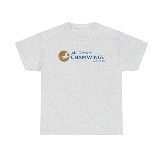 Cham Wings Airlines Syrian Carrier Logo T-Shirt Aviation