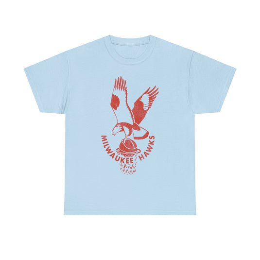 Milwaukee Hawks Basketball Team Nostalgic Retro T-shirt