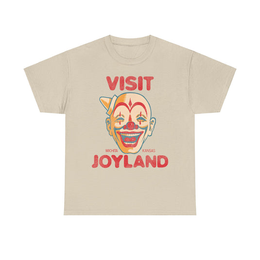 Visit Joyland Amusement Park 1949 Wichita Kansas Theme Park Clown T-shirt