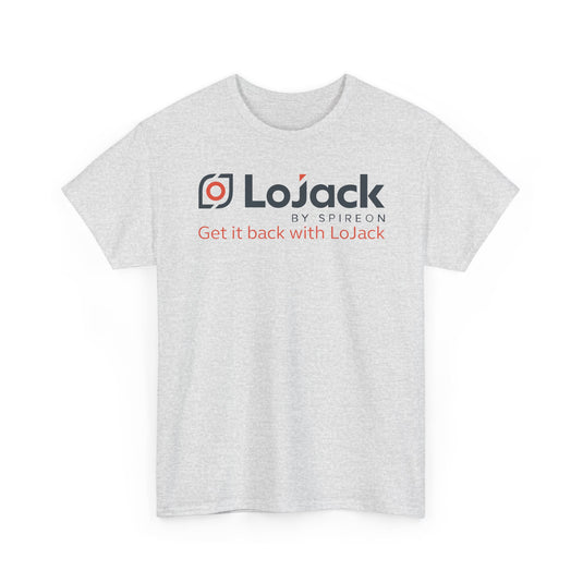 LoJack Defunct Car Security T-Shirt Get It Back With LoJack Spireon Tech Tee