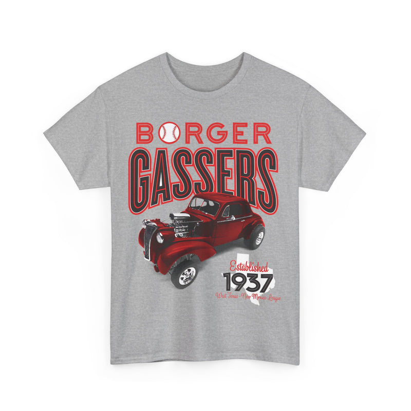 Load image into Gallery viewer, Borger Gassers Est 1937 Texas Baseball T-shirt
