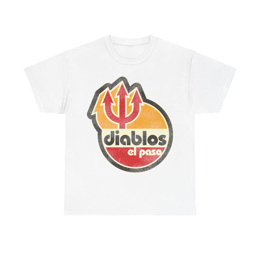 El Paso Diablos Logo Nostalgic Retro Baseball Team T-shirt