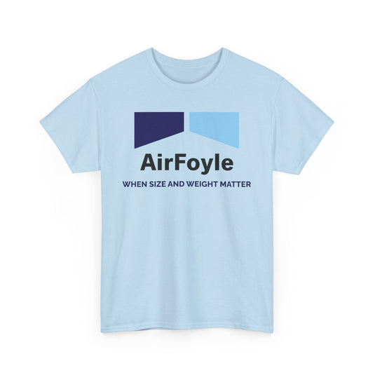 Air Foyle When Size and Weight Matter Vintage Airline Logo Aviation T-shirt