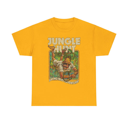 Jungle Hunt Swing Into Adventure 1982 Video Game T-shirt