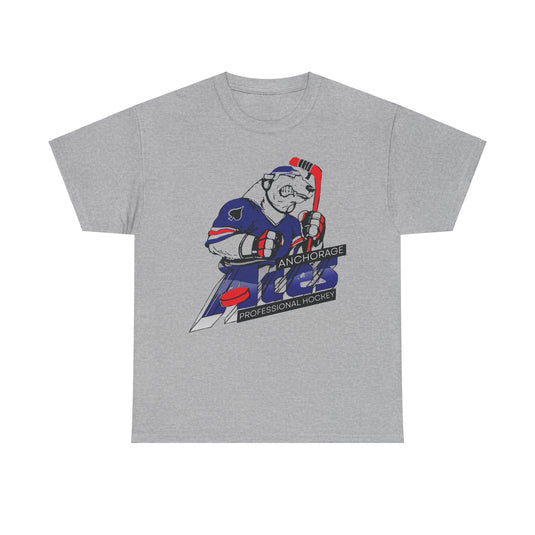 Anchorage Aces Mascot Logo Hockey Team Logo T-shirt