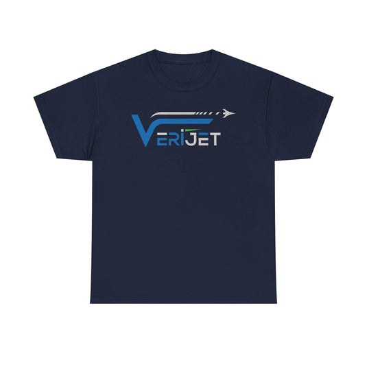 Verijet Private Jet Charter Logo T-Shirt Aviation