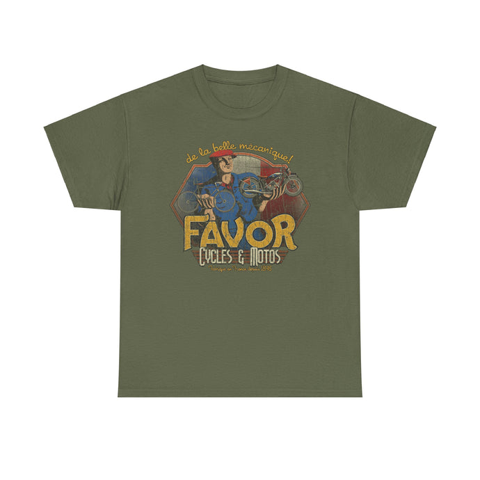 Favor Cycles Motos de la Belle Mcanique Bicycle T-shirt