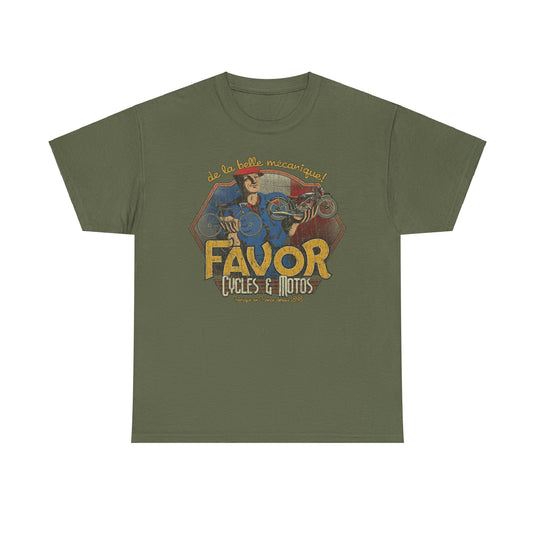 Favor Cycles Motos de la Belle Mcanique Bicycle T-shirt