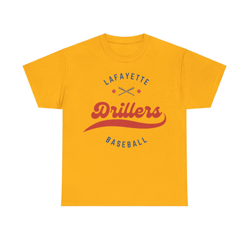 Load image into Gallery viewer, Lafayette Drillers Logo Louisiana Baseball Team T-shirt
