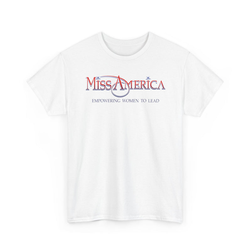 Load image into Gallery viewer, Miss America Empowering Women To Lead T-Shirt Pageant Logo Tee
