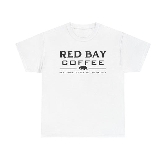 Red Bay Coffee T-Shirt Defunct Coffee Roaster Bankrupt Company Logo Tee