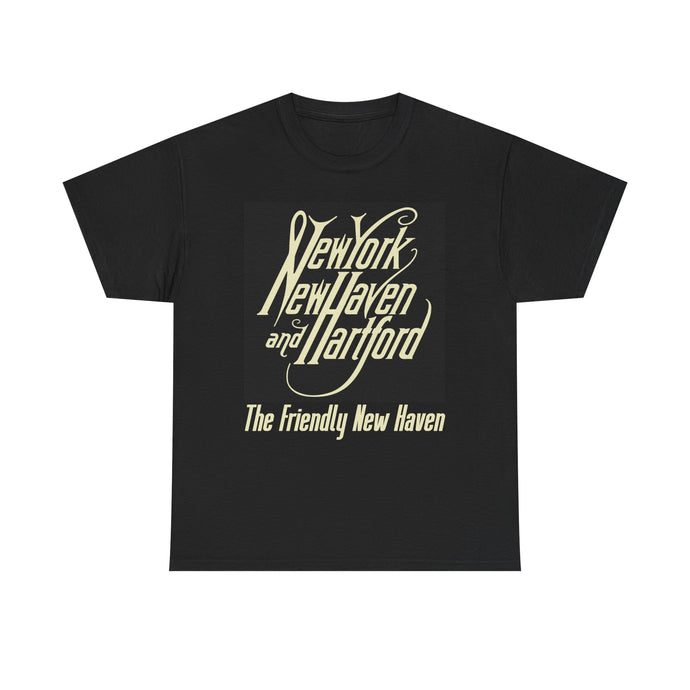 New York New Haven Hartford Railroad Vintage Train Logo T-Shirt