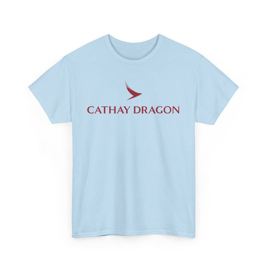 Cathay Dragon Hong Kong Airline Premium Asian Carrier Logo T-shirt