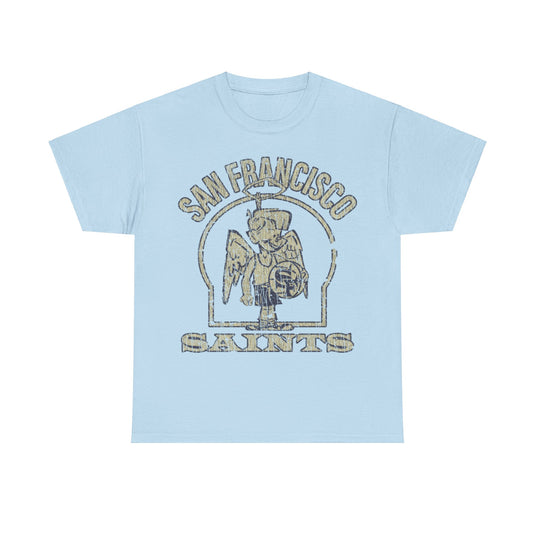 San Francisco Saints 1961 Basketball Distressed Print T-shirt