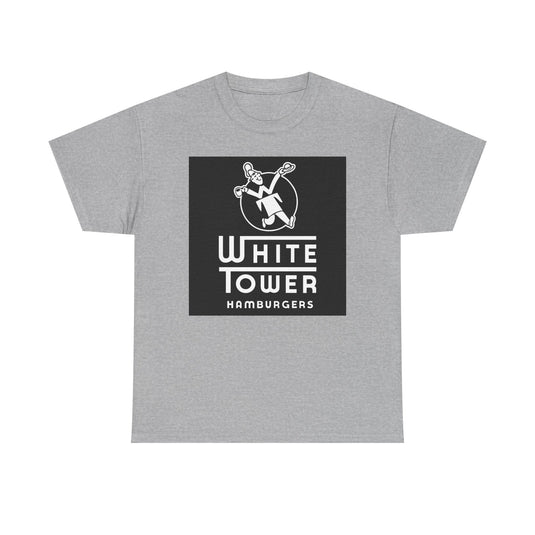 White Tower Hamburgers Logo Restaurant Chain T-Shirt
